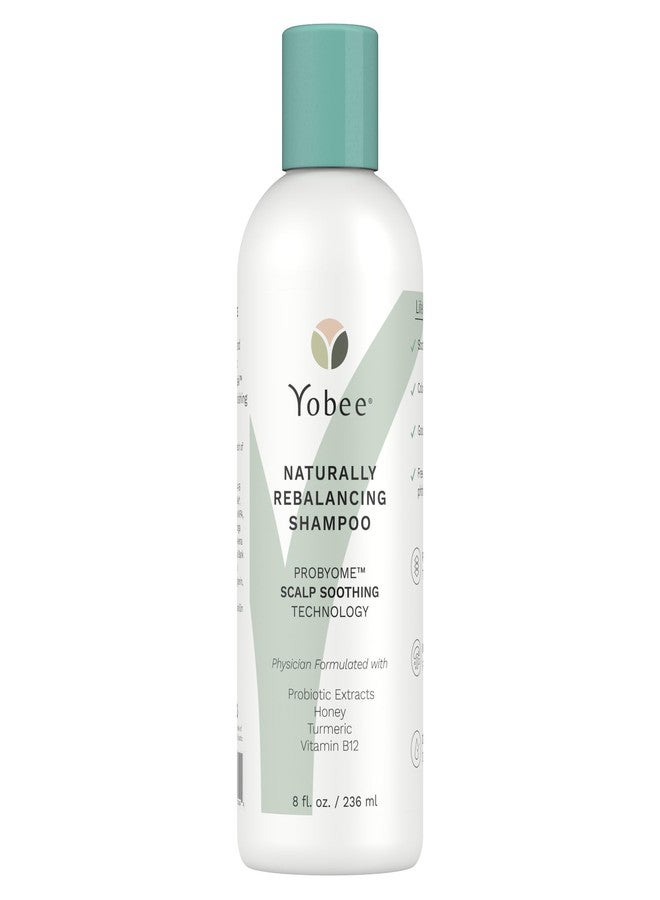Yobee Rebalancing Shampoo – Sulfate-Free Dry, Flaky & Itchy Scalp Care | Probiotic Shampoo with Organic Honey, Turmeric, Vitamin B12 & Oat | Dandruff, Eczema & Psoriasis Relief | Doctor Founded - Image 1